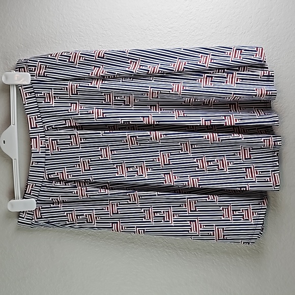 LuLaRoe Women's Madison Red White Blue Americana Stars/Stripes Pockets Skirt 2XL - Picture 1 of 6